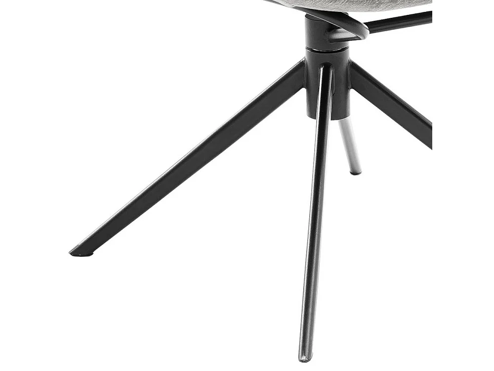 Polsterstuhl Esszimmer Esstischstuhl in Anthrazit mit Gestell aus Metall (2er Set)