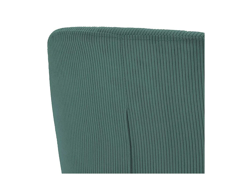 Cordbezug Stühle in Dunkelgrün Armlehnen (2er Set)