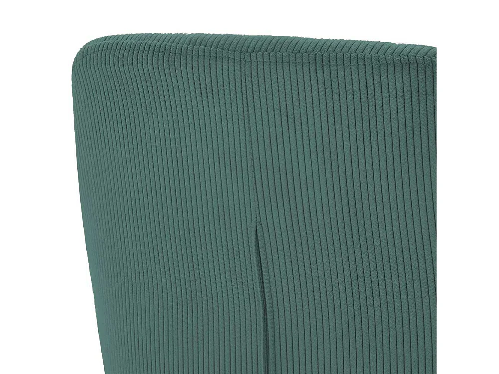 Cordbezug Stühle in Dunkelgrün Armlehnen (2er Set)