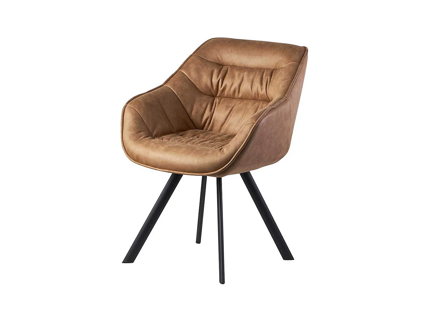 Samt Stuhl Esszimmer in Beige und Schwarz Gestell aus Metall