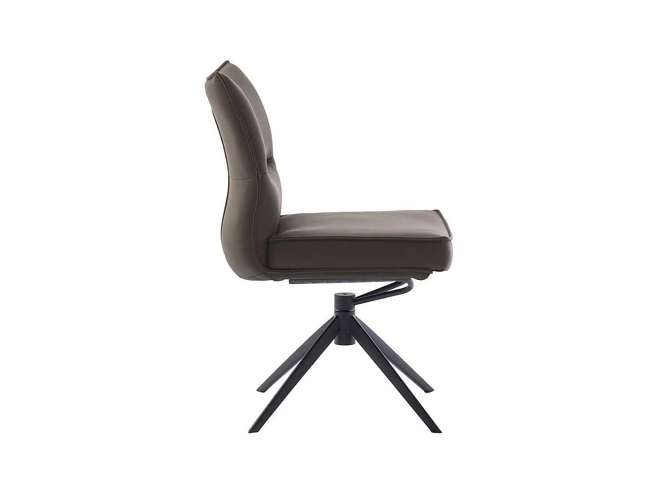 Esszimmerstuhl Stuhl Esszimmer drehbar mit Gestell aus Metall (2er Set)