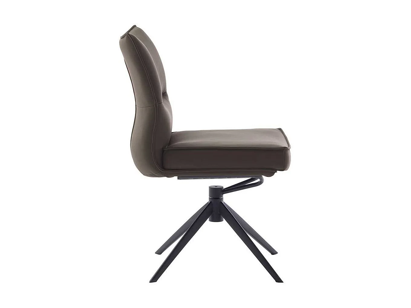 Esszimmerstuhl Stuhl Esszimmer drehbar mit Gestell aus Metall (2er Set)