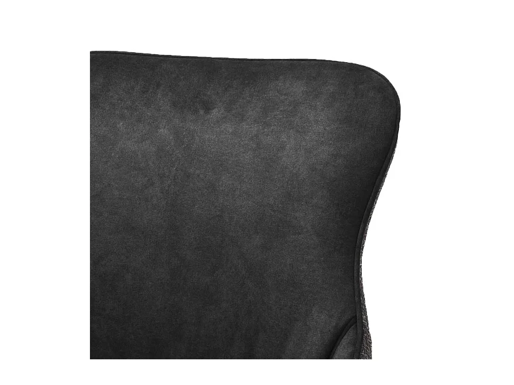 Drehbare Esszimmerst�hle in Anthrazit Stoff modern (2er Set)