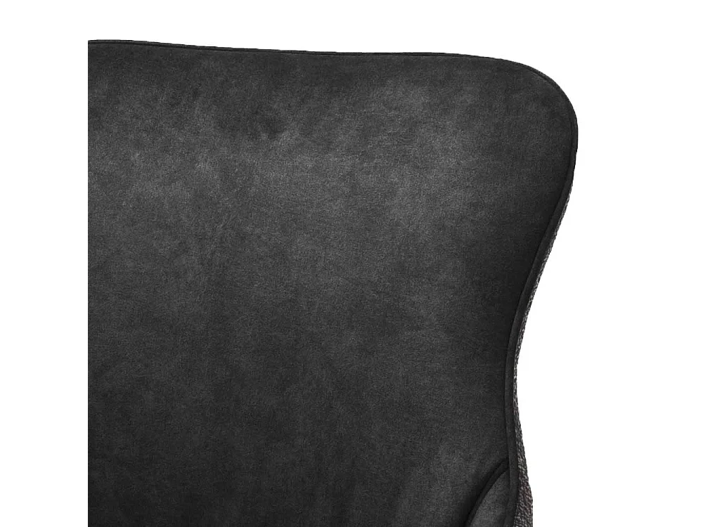 Drehbare Esszimmerst�hle in Anthrazit Stoff modern (2er Set)