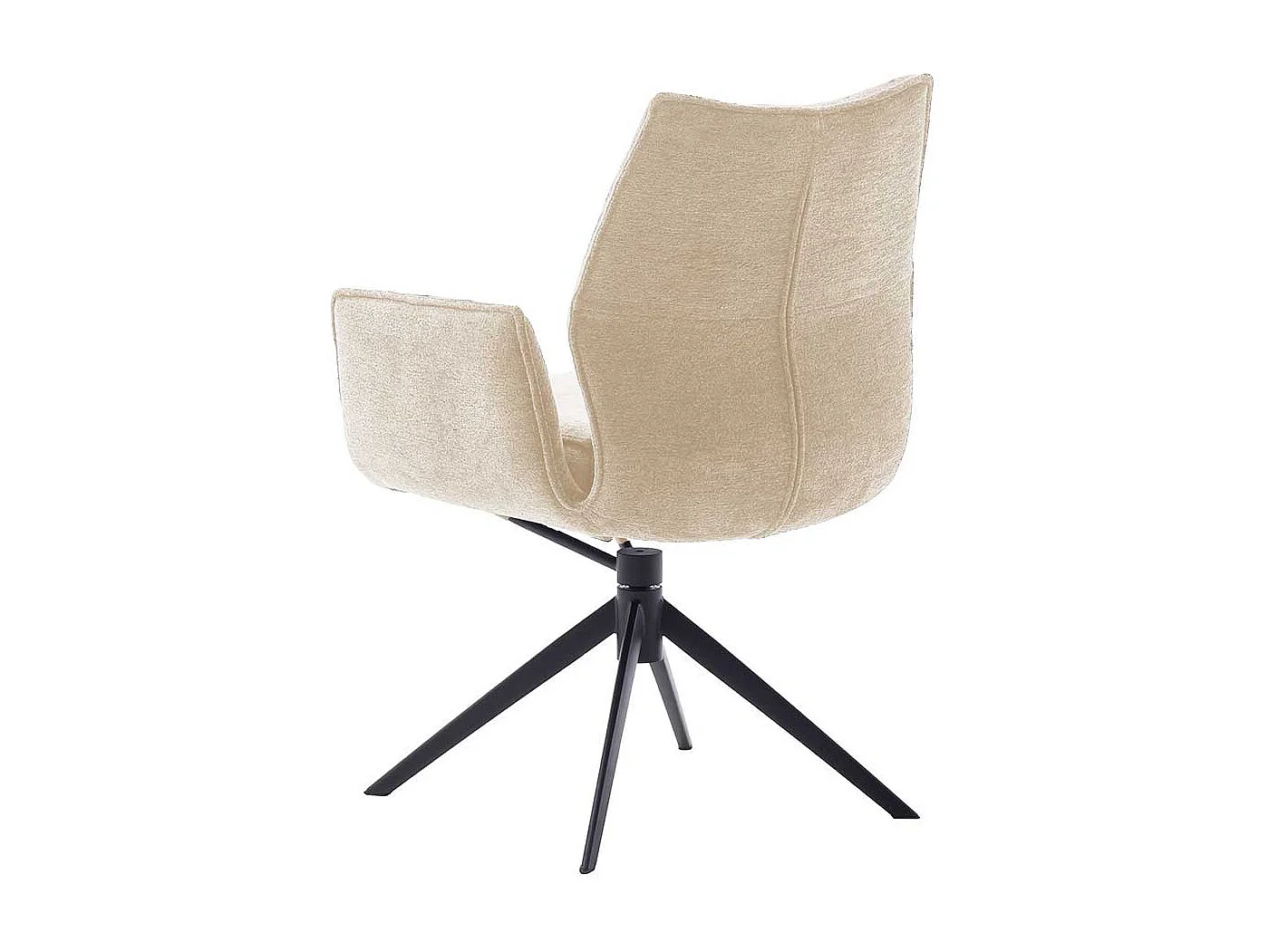 Stuhl Esszimmer Esszimmerstuhl aus Chenillegewebe mit Armlehnen (2er Set)