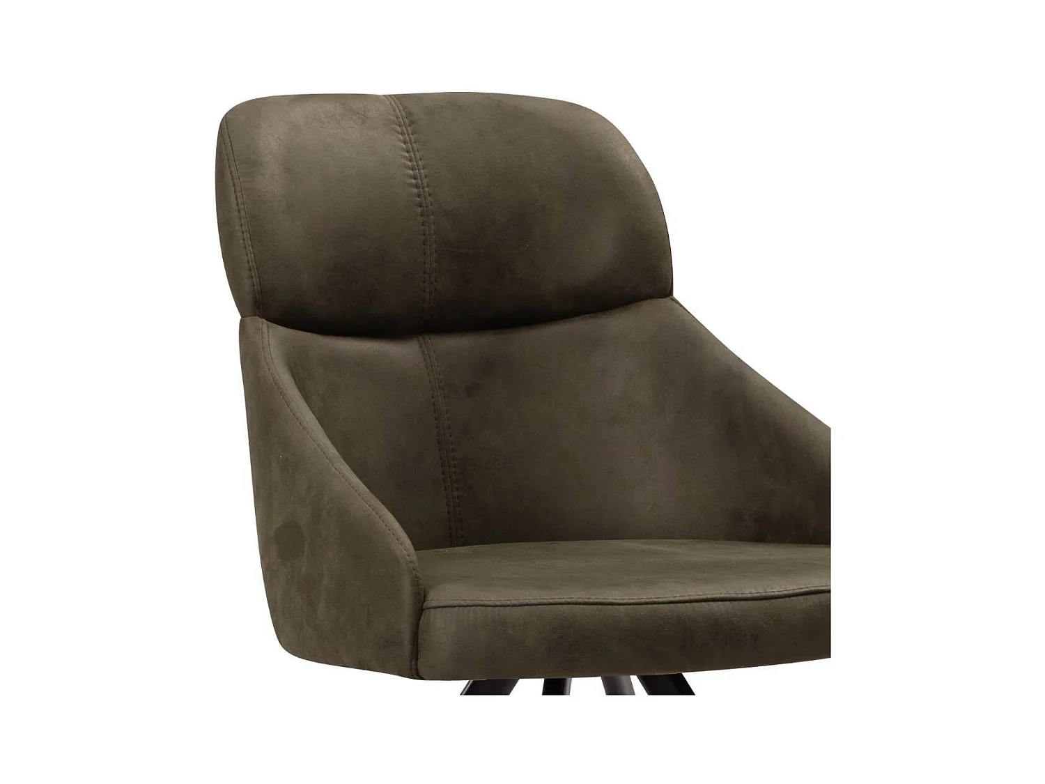 Armlehnstuhl Polsterstuhl Esszimmer drehbar in Khaki