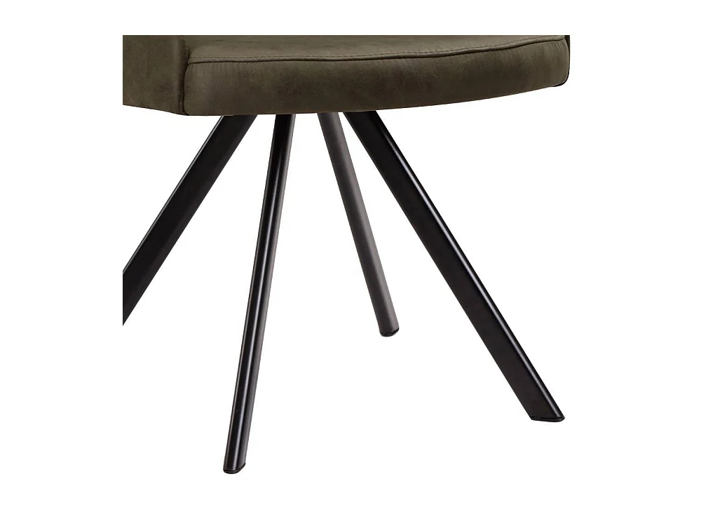 Armlehnstuhl Polsterstuhl Esszimmer drehbar in Khaki