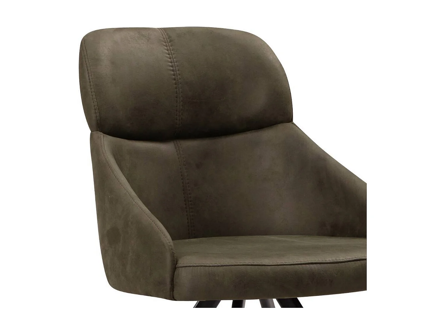 Armlehnstuhl Polsterstuhl Esszimmer drehbar in Khaki