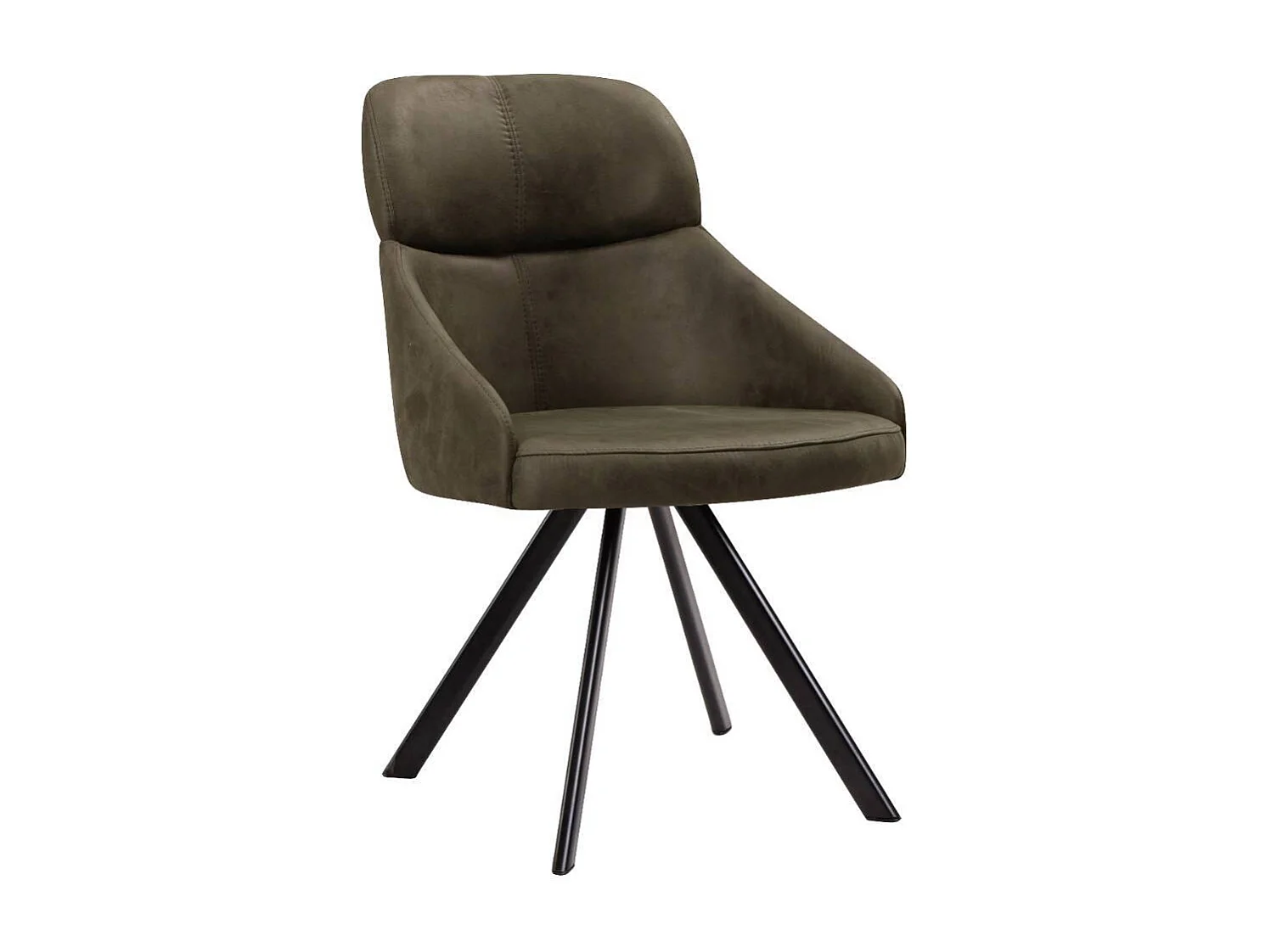 Armlehnstuhl Polsterstuhl Esszimmer drehbar in Khaki