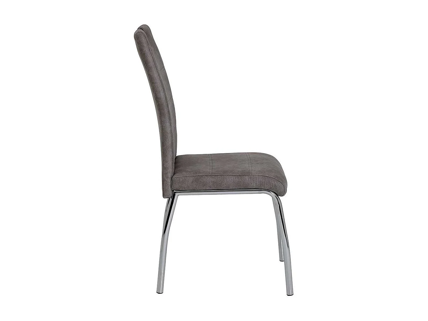 Esszimmer Stühle in Grau Microfaser Griff (Set)