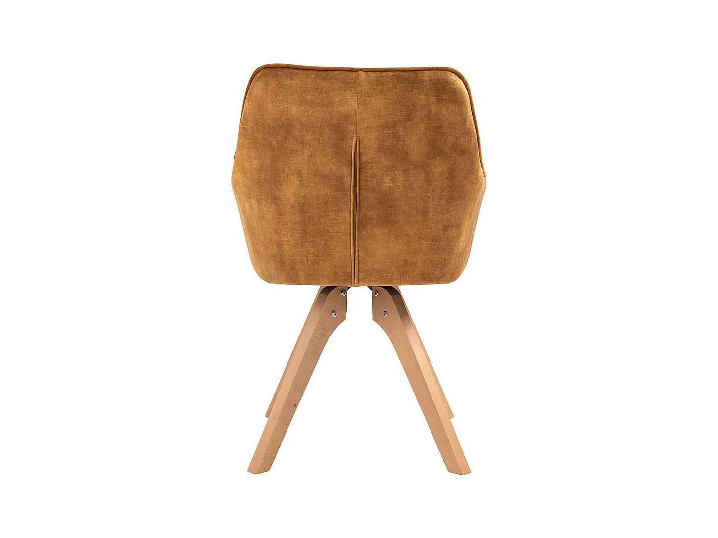 Esszimmerstuhl in Goldfarben Gestell aus Buche Massivholz