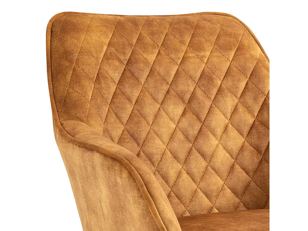 Esszimmerstuhl in Goldfarben Gestell aus Buche Massivholz