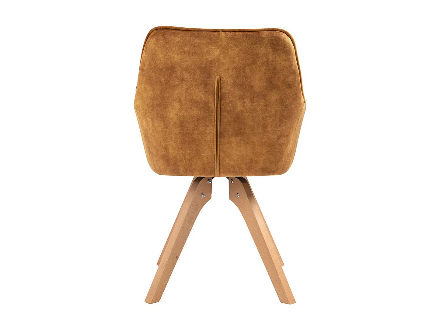 Esszimmerstuhl in Goldfarben Gestell aus Buche Massivholz