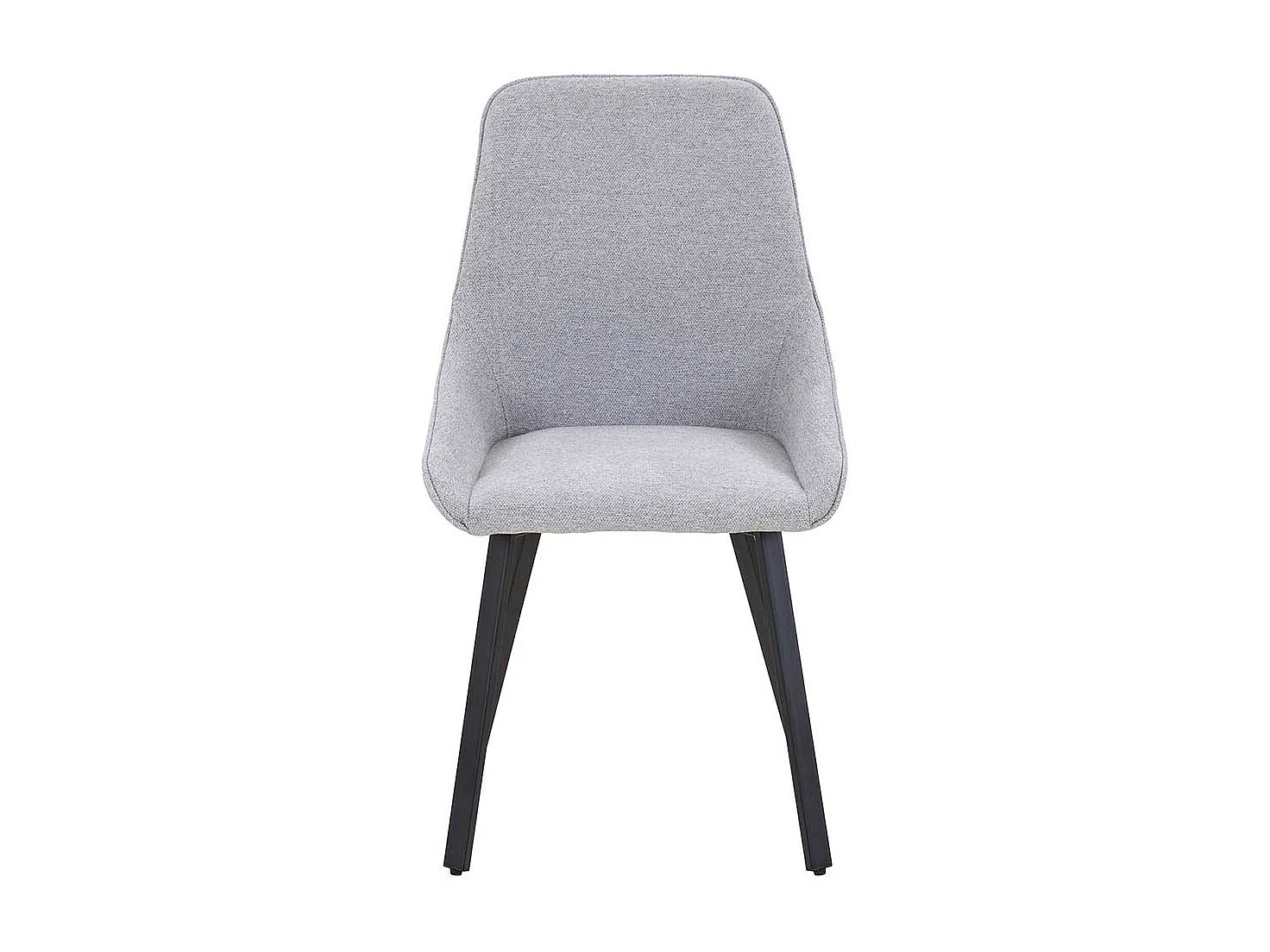 Stuhl Esszimmer Set Grau 51 cm breit Gestell aus Metall (2er Set)