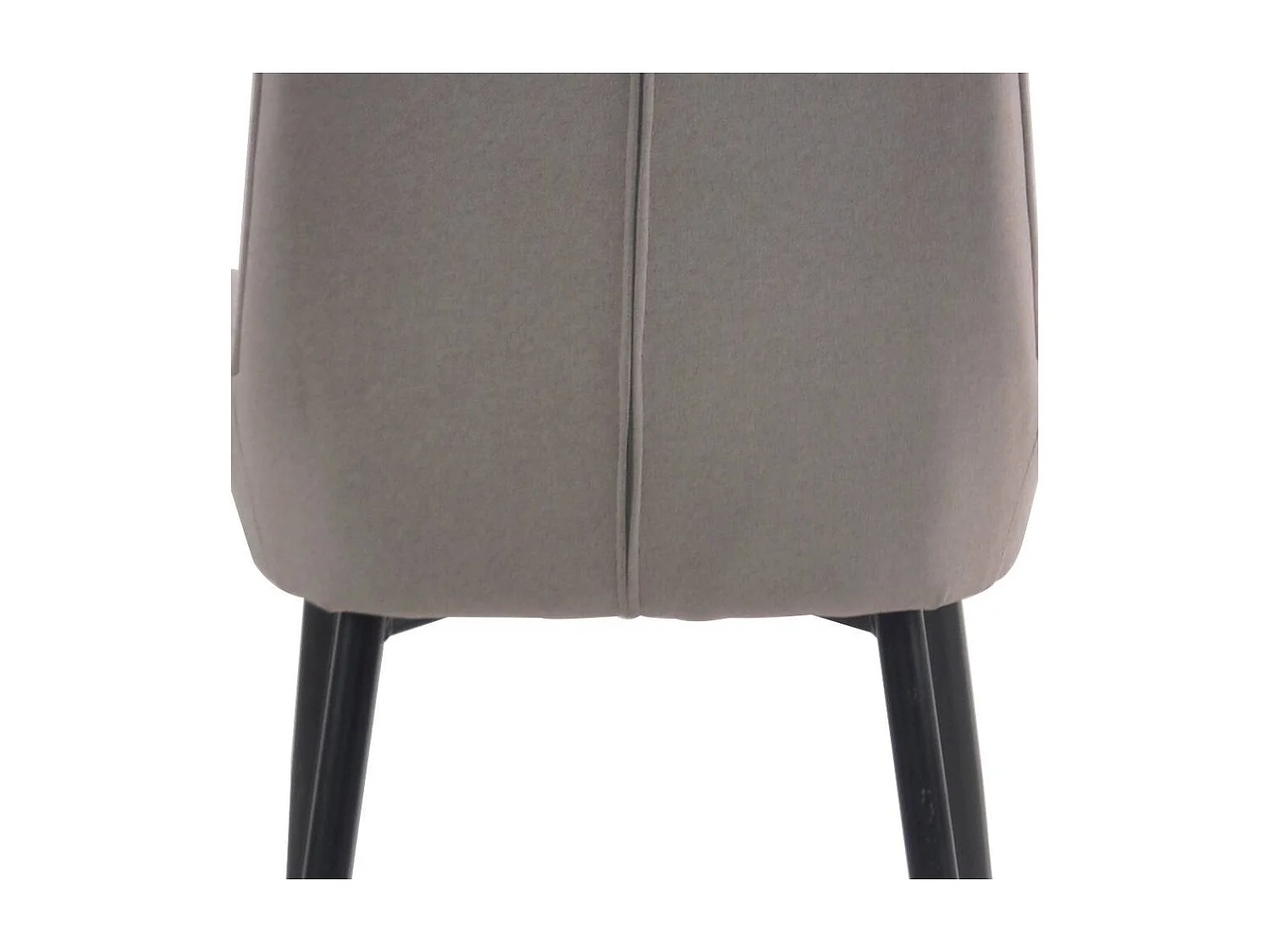 Stühle in Hellgrau Microfaser Metallgestell (2er Set)