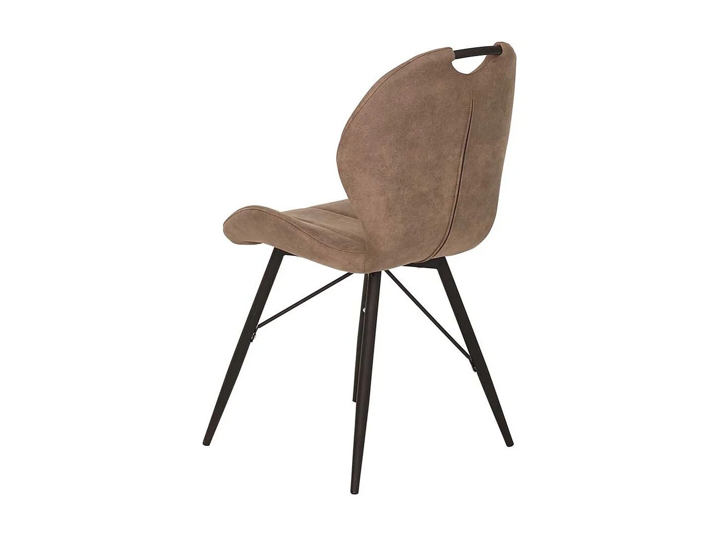 Esstischstuhl Set in Schlammfarben Microfaser 50 cm breit (Set)