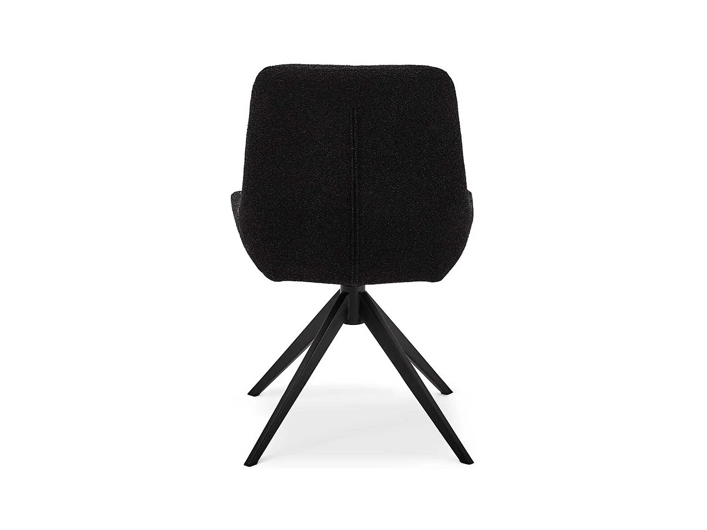 Esszimmerstuhl Polsterstuhl um 360 Grad drehbar mit Gestell aus Metall (2er Set)