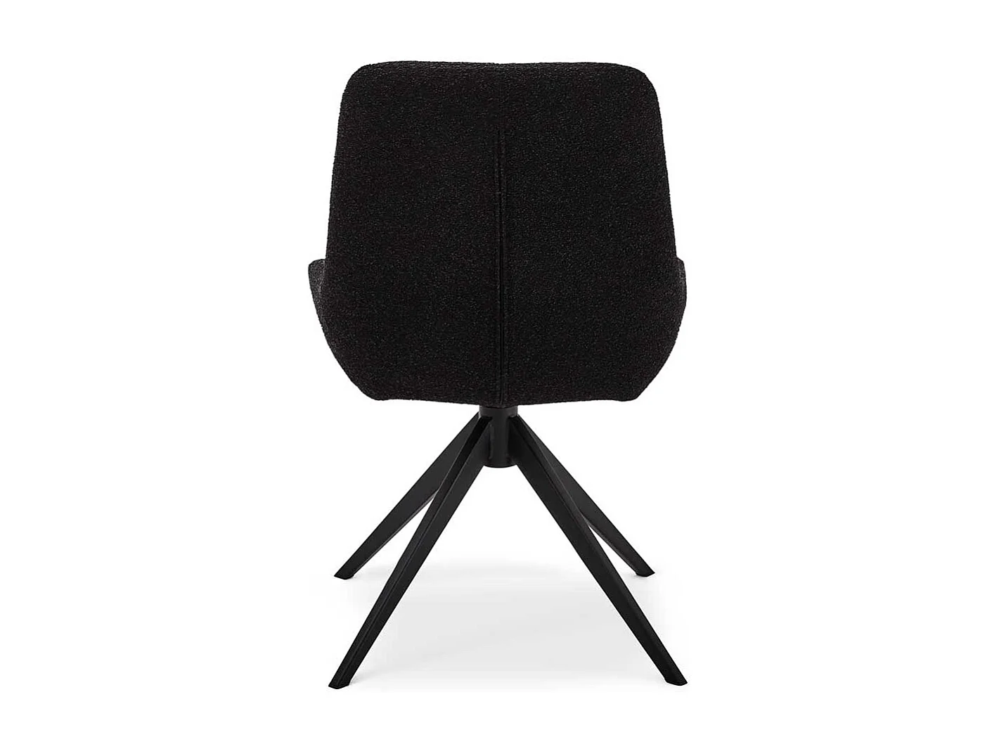 Esszimmerstuhl Polsterstuhl um 360 Grad drehbar mit Gestell aus Metall (2er Set)