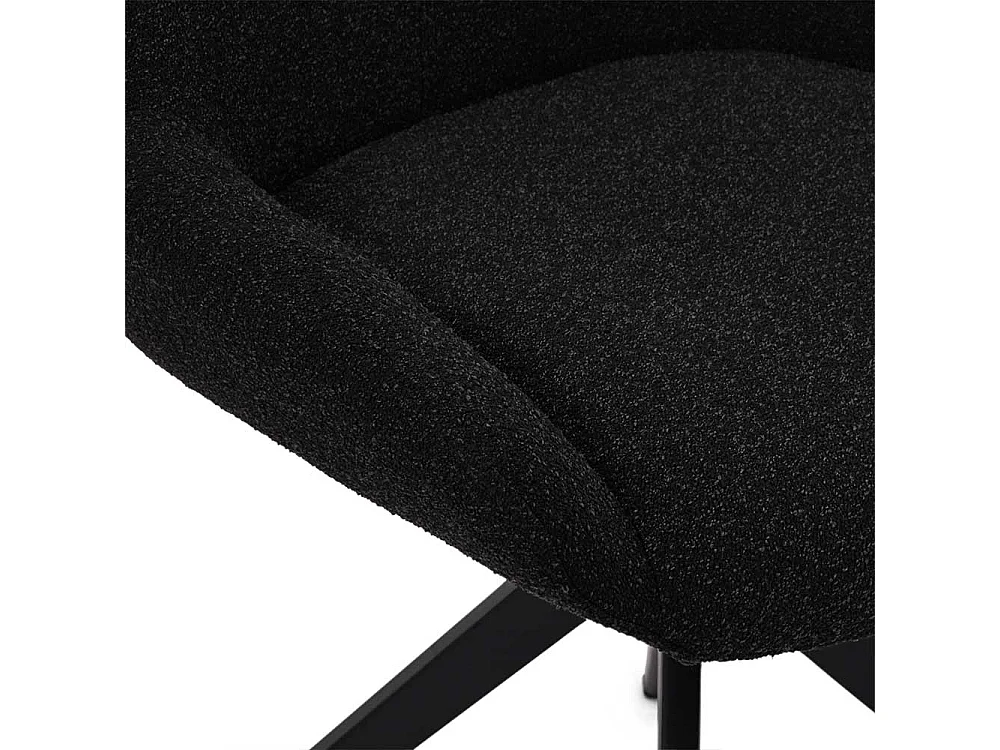 Esszimmerstuhl Polsterstuhl um 360 Grad drehbar mit Gestell aus Metall (2er Set)