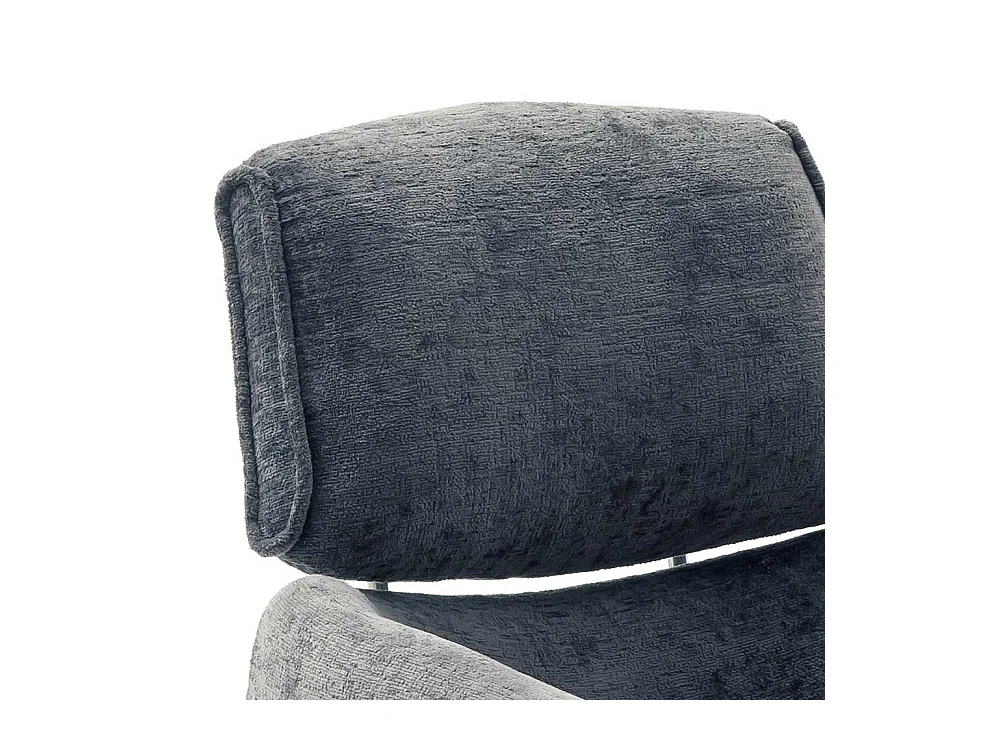 Esstisch Stühle mit Drehgestell in Anthrazit Schwarz (2er Set)