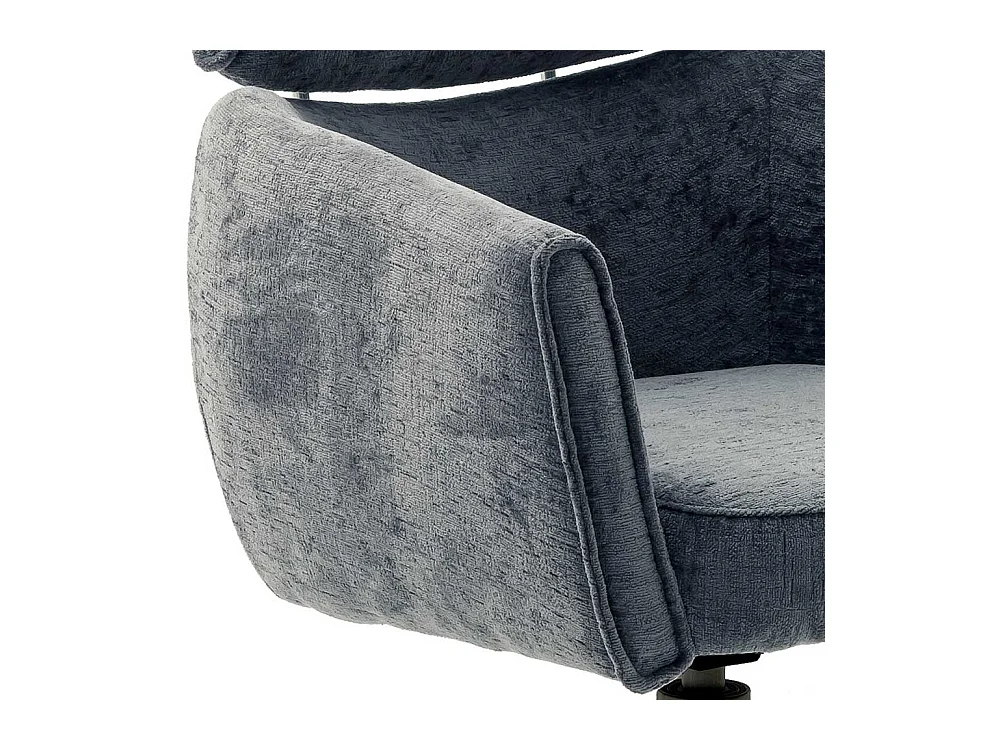 Esstisch Stühle mit Drehgestell in Anthrazit Schwarz (2er Set)