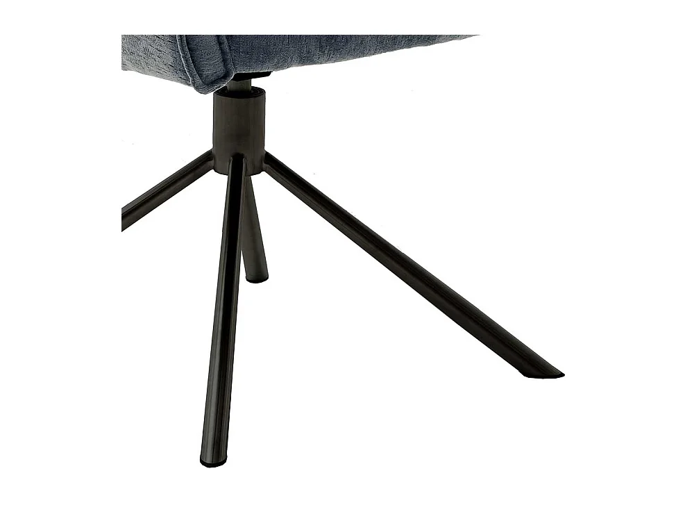 Esstisch Stühle mit Drehgestell in Anthrazit Schwarz (2er Set)