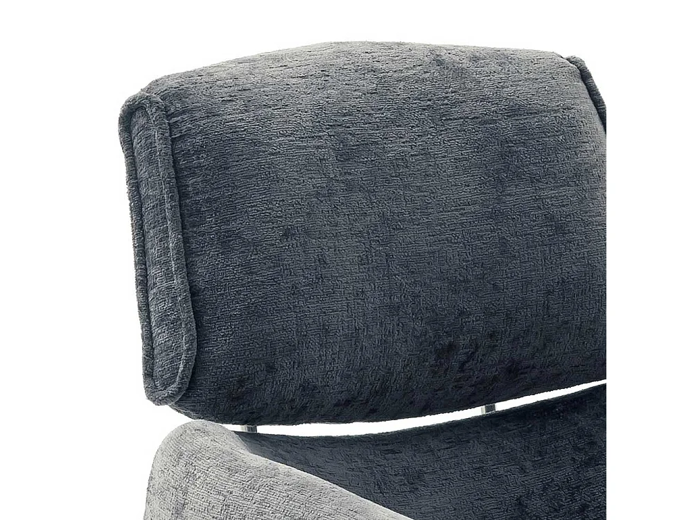 Esstisch Stühle mit Drehgestell in Anthrazit Schwarz (2er Set)