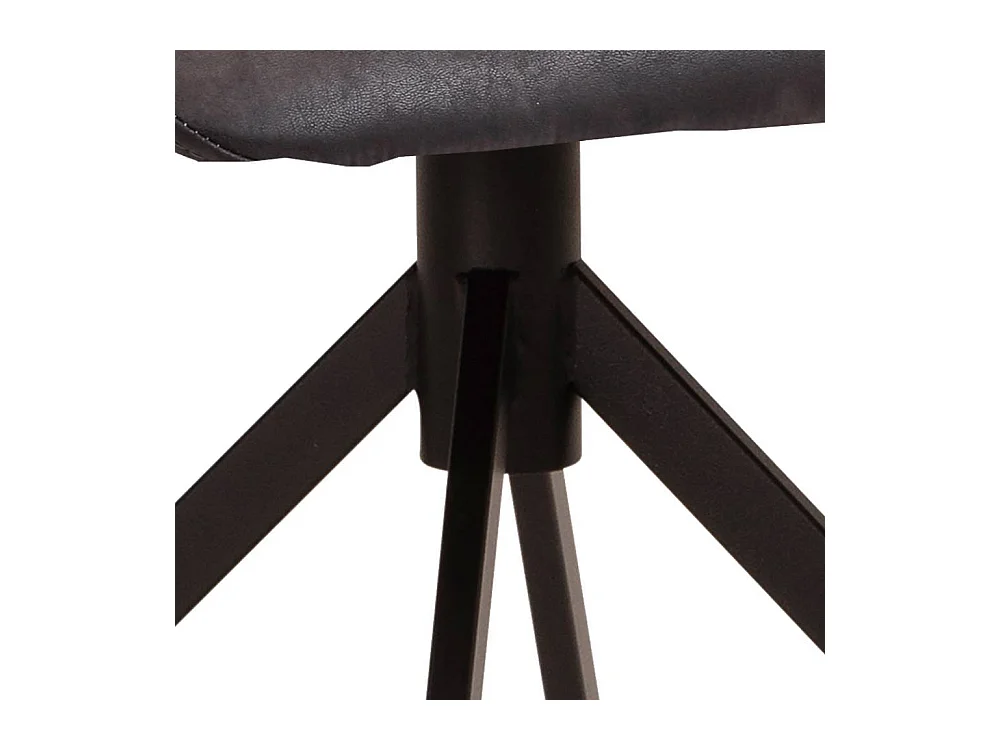 Armlehnstuhl Polsterstuhl in Dunkelbraun 49 cm Sitzhöhe