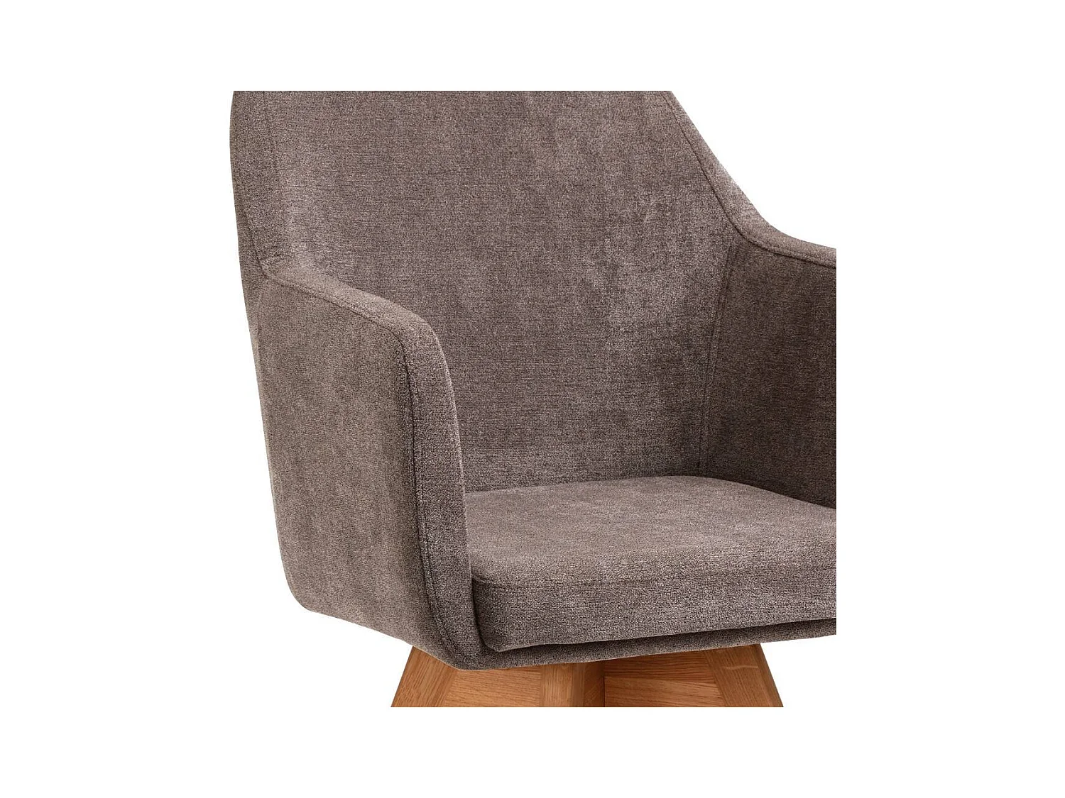 Esszimmerstuhl Polsterstuhl drehbar in Braun