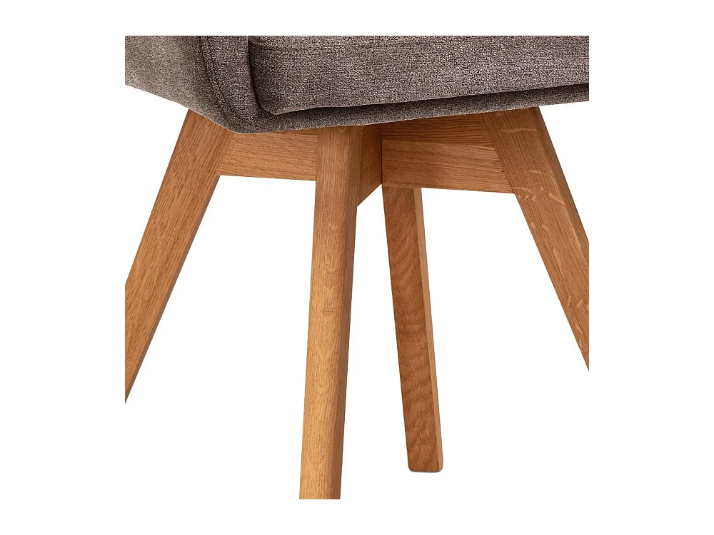 Esszimmerstuhl Polsterstuhl drehbar in Braun