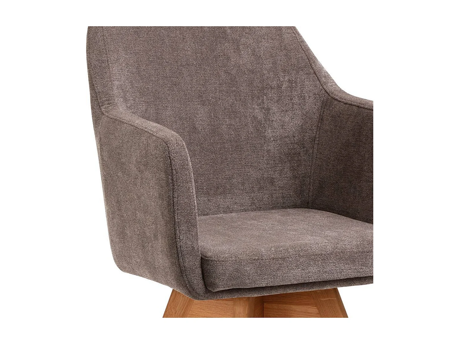 Esszimmerstuhl Polsterstuhl drehbar in Braun