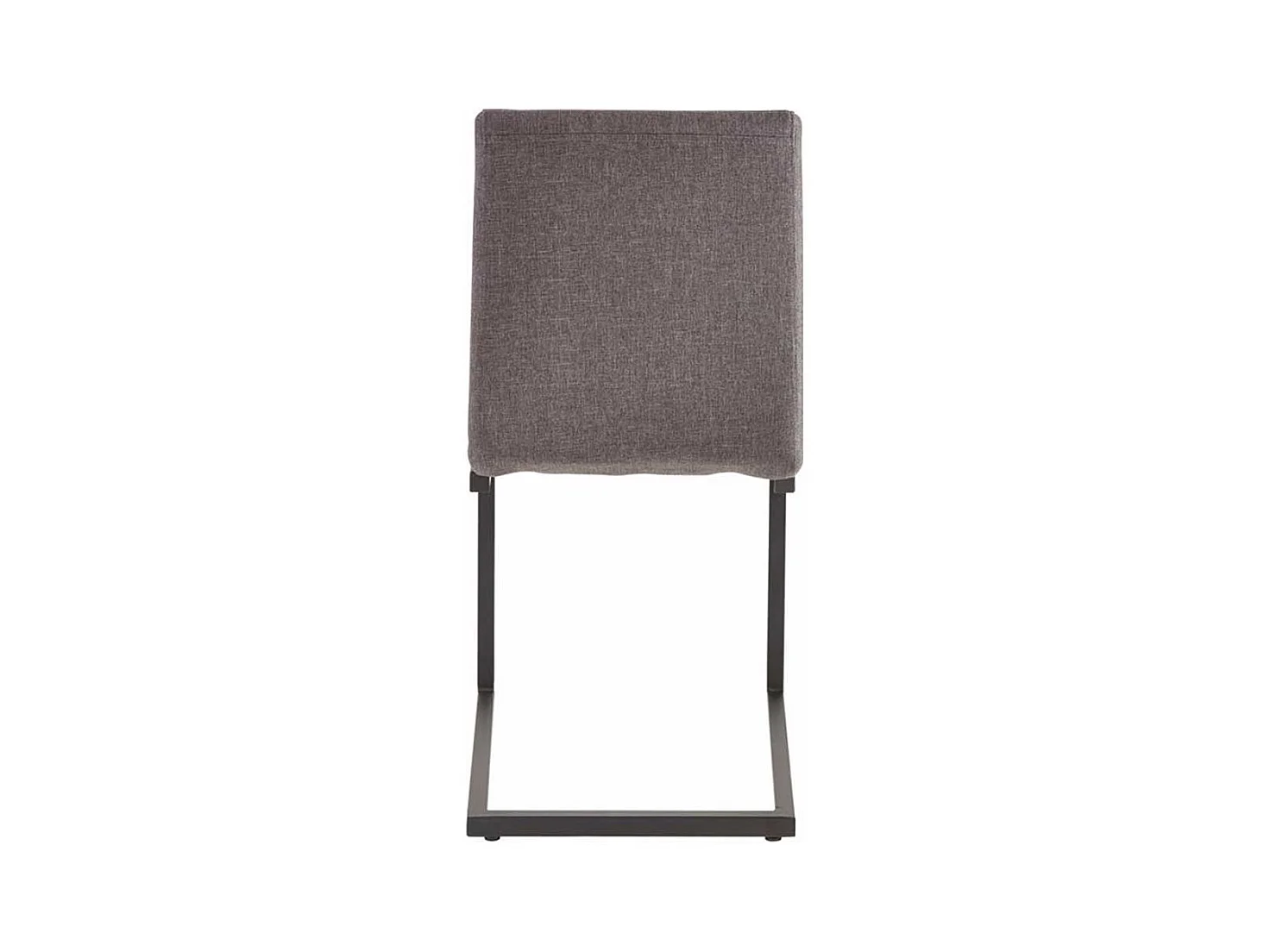Freischwinger Stühle in Anthrazit Webstoff Metallgestell (2er Set)