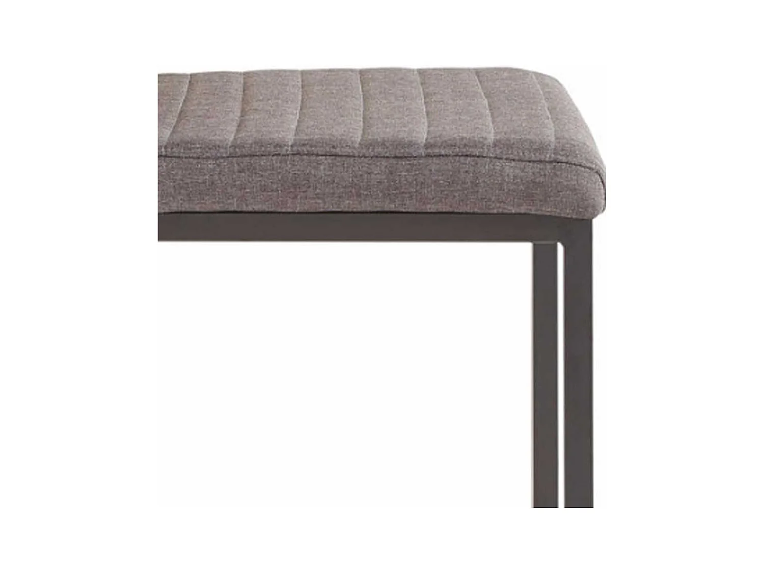 Freischwinger Stühle in Anthrazit Webstoff Metallgestell (2er Set)