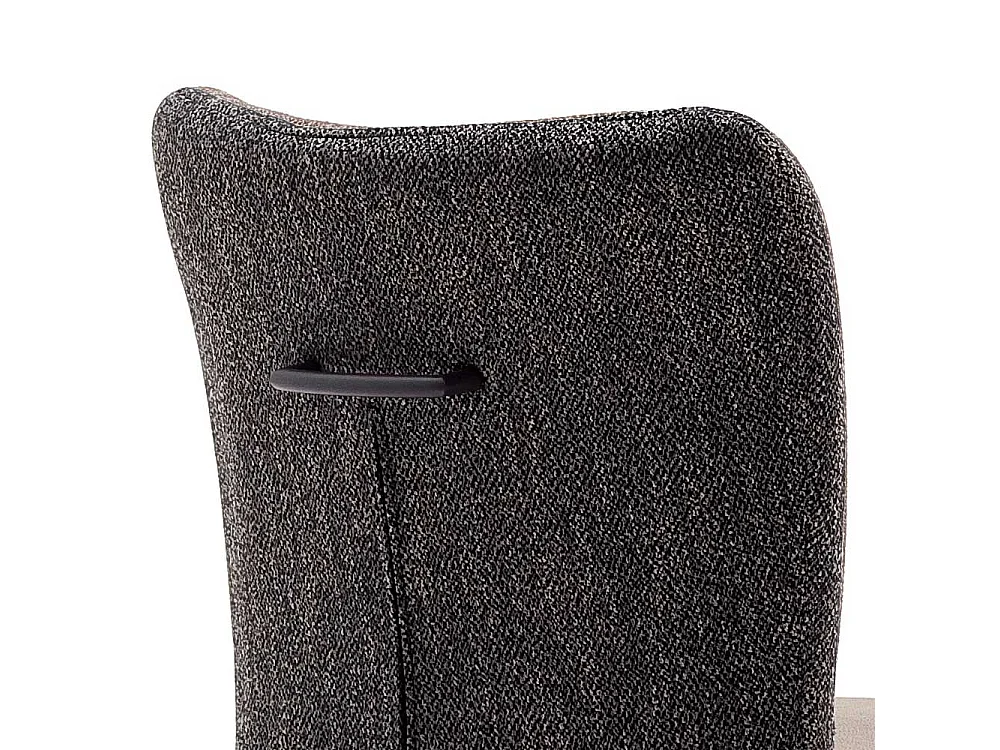 Freischwinger St�hle in Hellbraun und Anthrazit modern (2er Set)