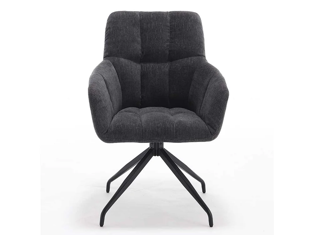 Esstischstuhl Set mit Armlehnen drehbar (2er Set)