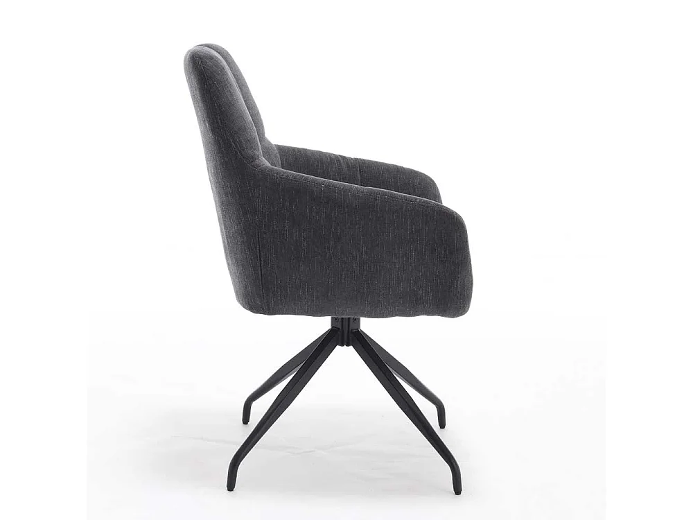 Esstischstuhl Set mit Armlehnen drehbar (2er Set)