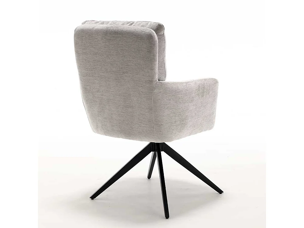 Esstischstuhl Drehbare Stühle mit Armlehnen 51 cm Sitzhöhe (2er Set)