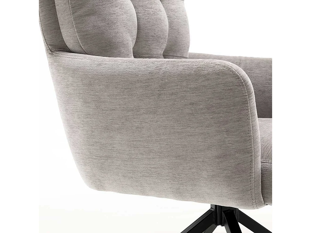 Esstischstuhl Drehbare Stühle mit Armlehnen 51 cm Sitzhöhe (2er Set)