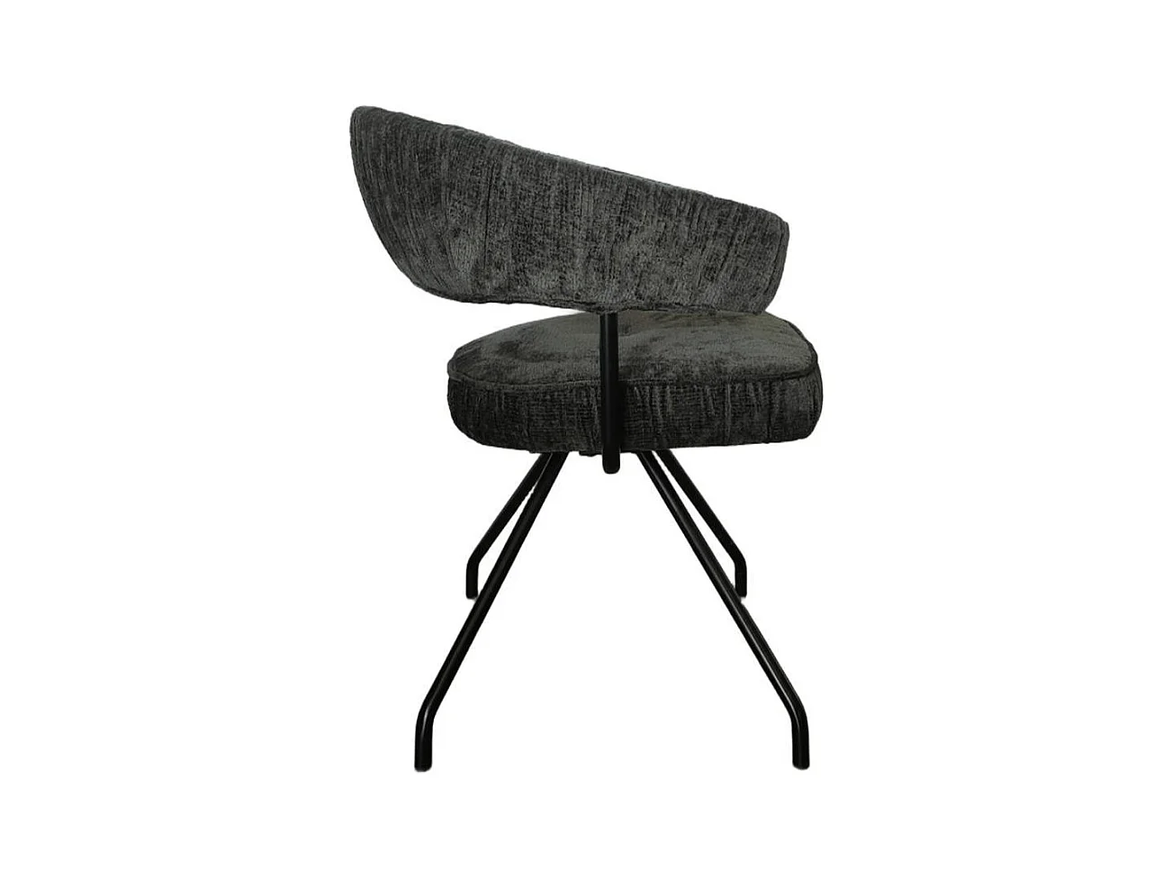 Polsterstuhl Esszimmerstuhl mit Armlehnen und Gestell aus Metall (2er Set)