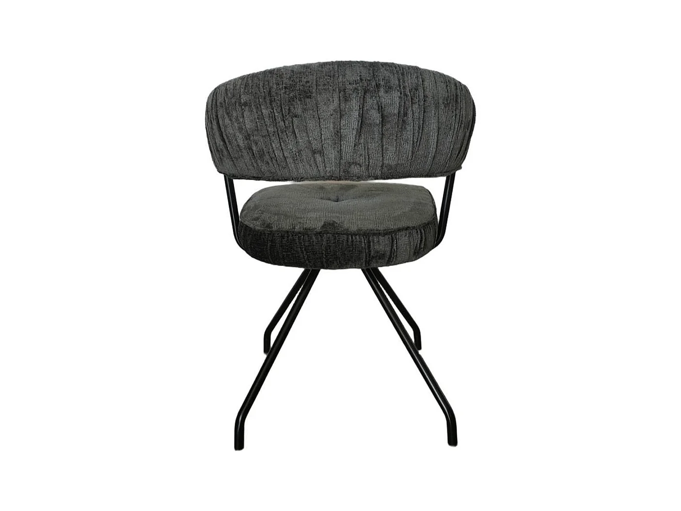 Polsterstuhl Esszimmerstuhl mit Armlehnen und Gestell aus Metall (2er Set)