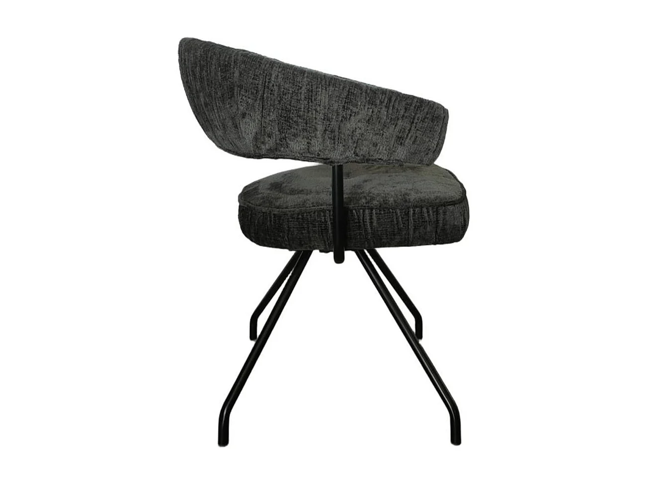 Polsterstuhl Esszimmerstuhl mit Armlehnen und Gestell aus Metall (2er Set)