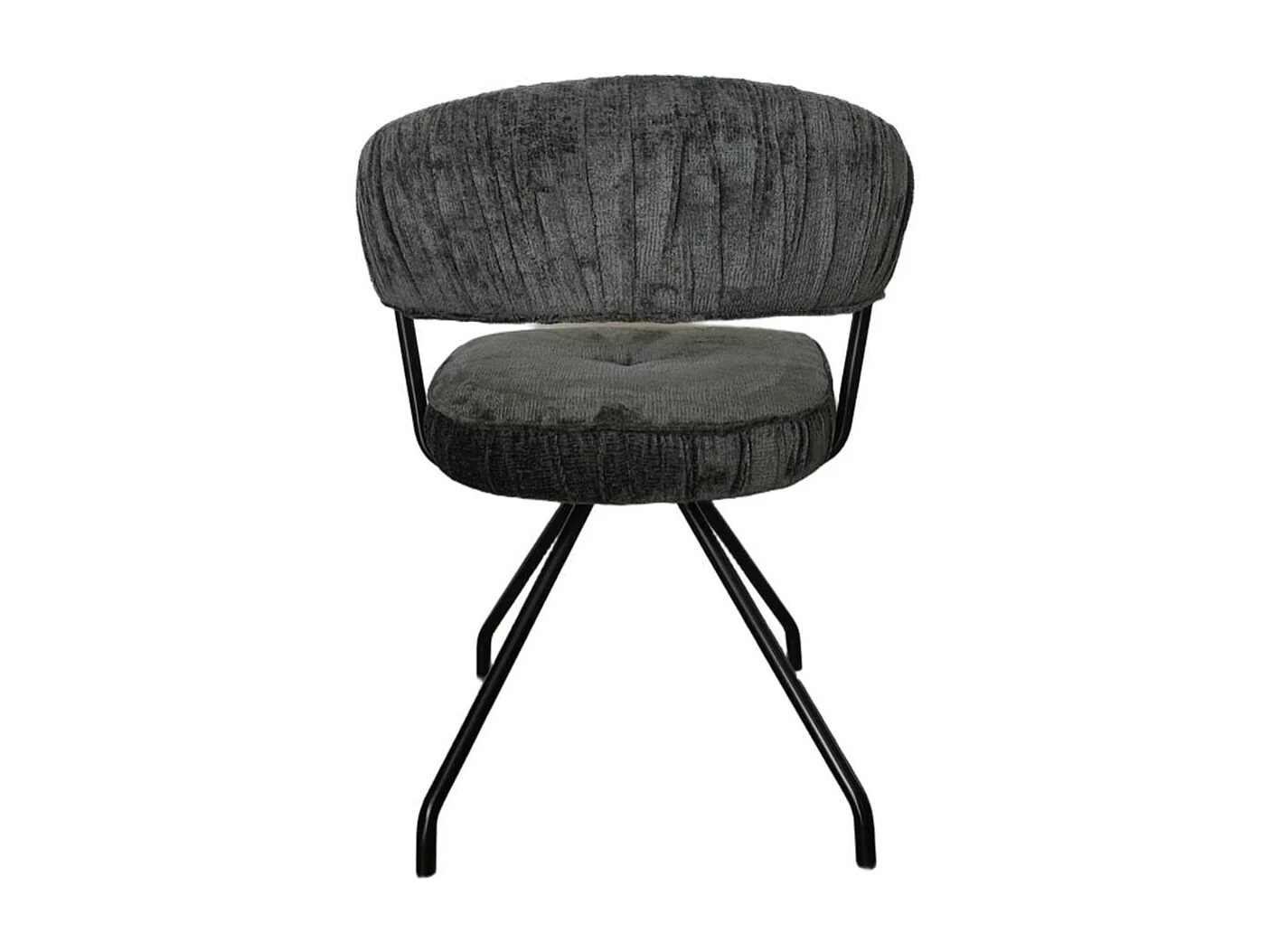 Polsterstuhl Esszimmerstuhl mit Armlehnen und Gestell aus Metall (2er Set)