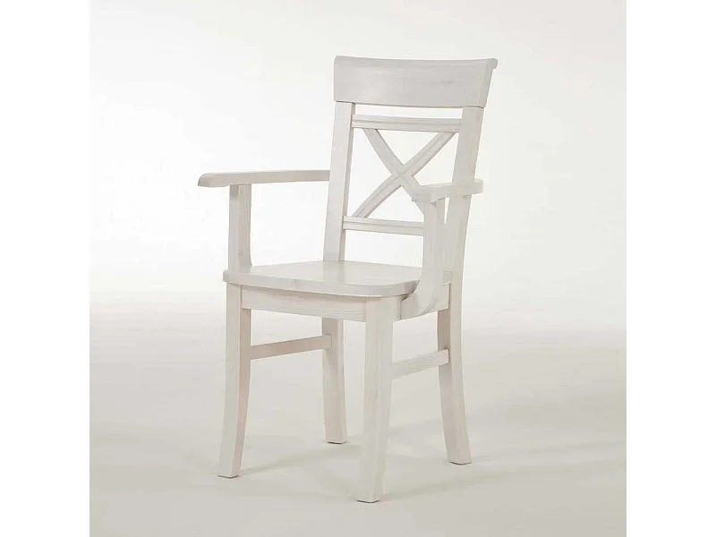 Esszimmerstuhl mit Armlehnen Landhausstil (2er Set)