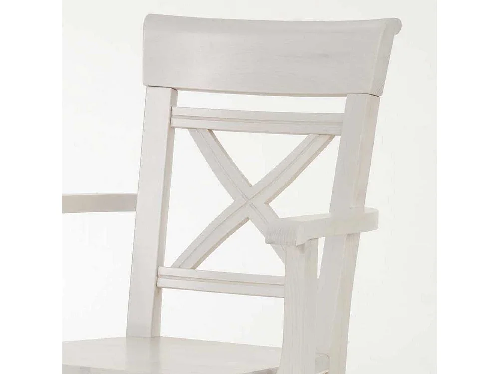 Esszimmerstuhl mit Armlehnen Landhausstil (2er Set)