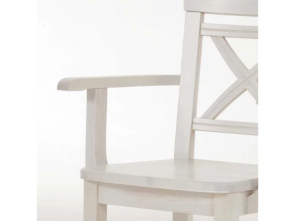 Esszimmerstuhl mit Armlehnen Landhausstil (2er Set)