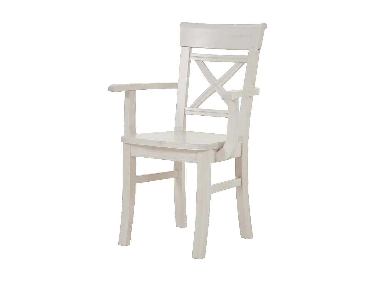 Esszimmerstuhl mit Armlehnen Landhausstil (2er Set)