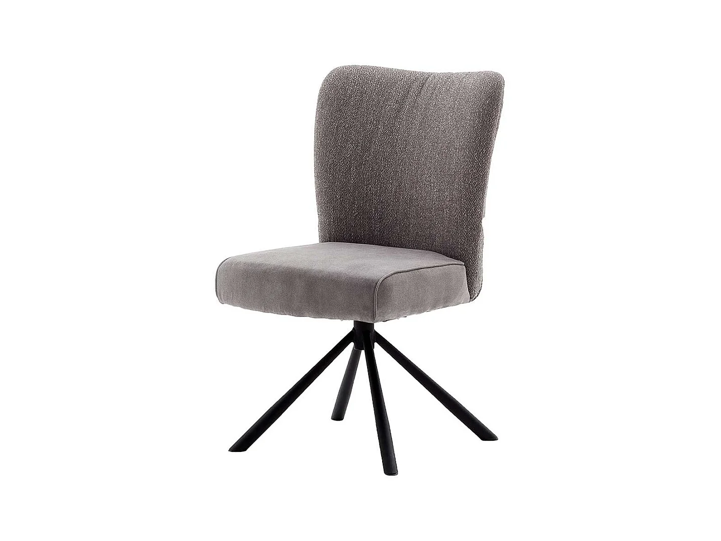 Esstisch St�hle in Grau Stoff hoher Lehne (2er Set)