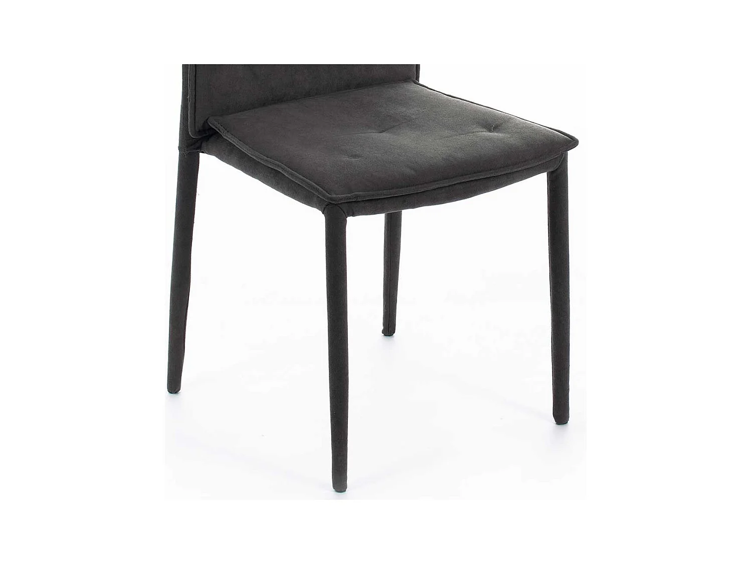 Polsterst�hle in Dunkelgrau Microfaser modern (4er Set)