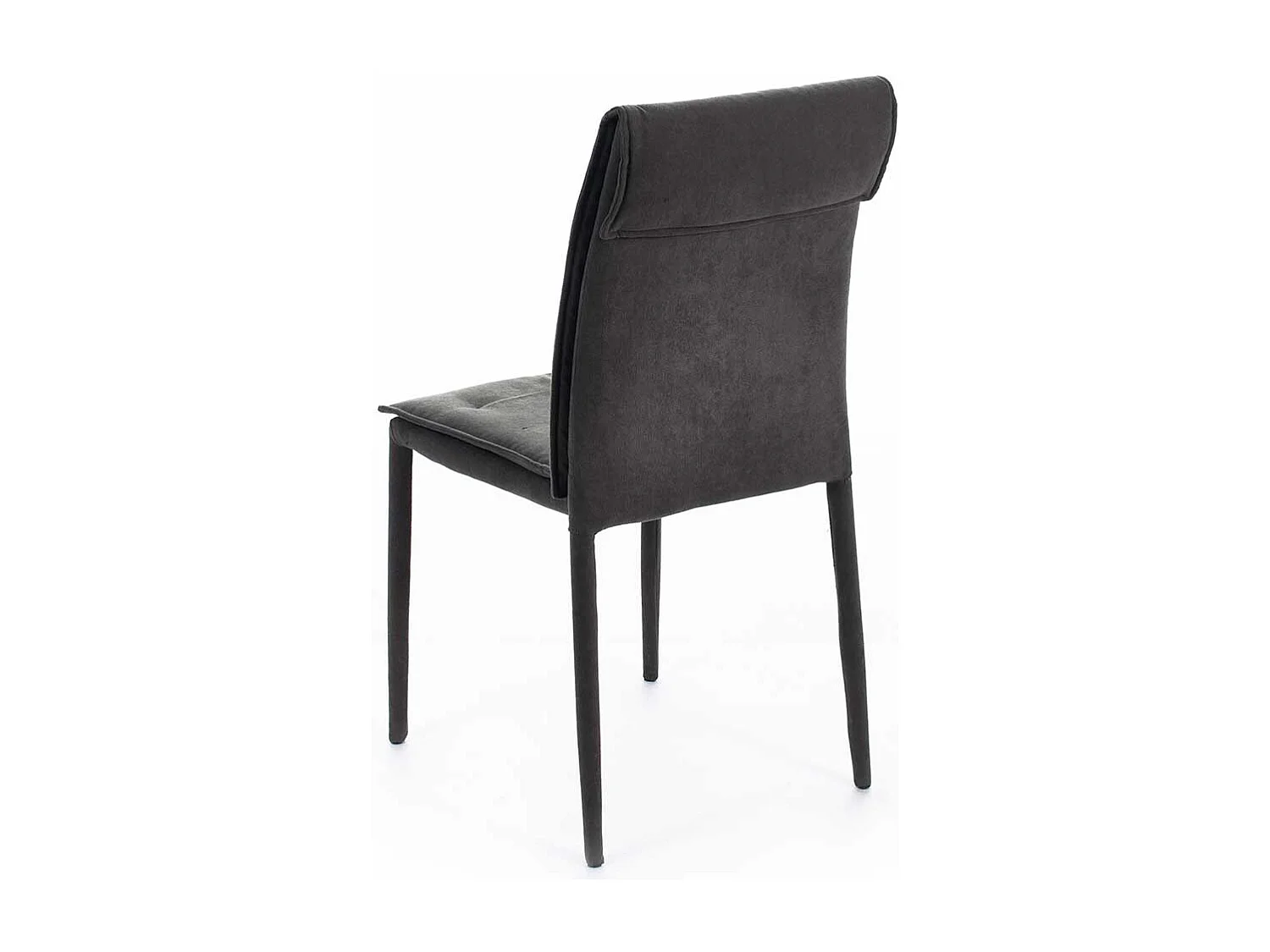 Polsterst�hle in Dunkelgrau Microfaser modern (4er Set)