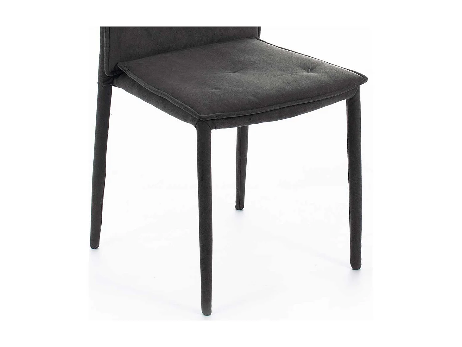 Polsterst�hle in Dunkelgrau Microfaser modern (4er Set)